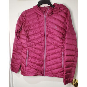 Camel Crown Women’s Lightweight Puffer Jacket – Magenta Pink – Full Zip – Size M